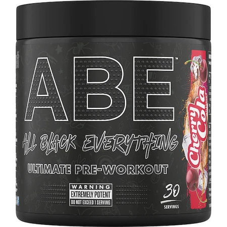 Applied Nutrition Abe Abe All Black Everything Pre Workout Добавка перед тренуванням 375гр 30 порцій CHERRY COLOA: ціни та характеристики
