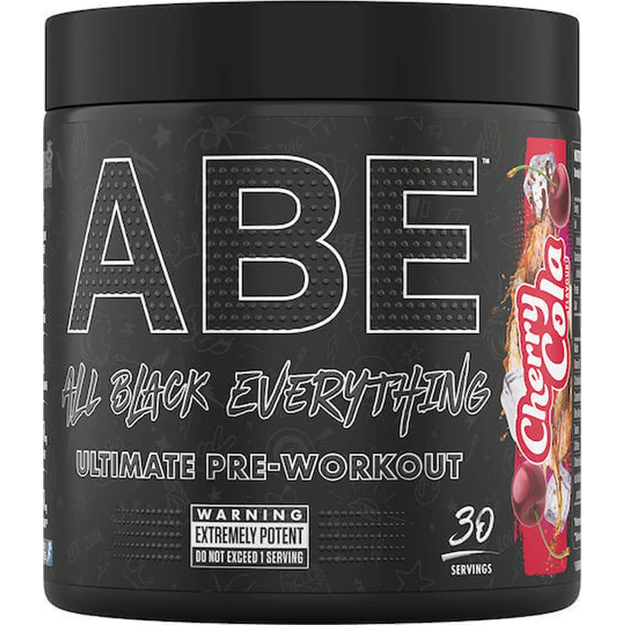 Applied Nutrition Abe Abe All Black Everything Pre Workout Добавка перед тренуванням 375гр 30 порцій CHERRY COLOA: ціни та характеристики
