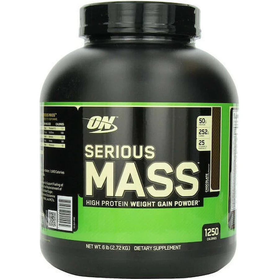Optimum Nutrition Serious Mass сироватковий протеїн з креатином та банановим смаком 2,727 кг: ціни та характеристики