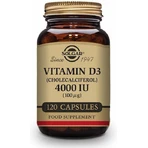 Solgar Vitamin D3 Вітамін для зміцнення імунної системи та здоров'я я яєць 4000iu 120 рослинних капсул: ціни та характеристики