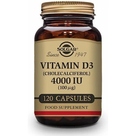 Solgar Vitamin D3 Вітамін для зміцнення імунної системи та здоров'я я яєць 4000iu 120 рослинних капсул: ціни та характеристики