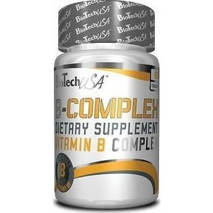 Biotech USA Vitamin B-Complex Вітамінний комплекс для зміцнення енергії, імунітету та нервової системи 60 таблеток