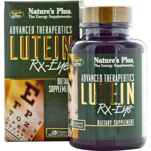 Nature's Plus Lutein Rx Eye Joint & Eye Health Supplement 60 растительных капсул