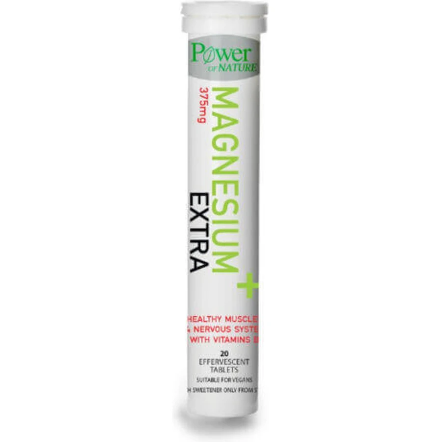 Power Health Magnesium+ 375 мг 20 шипучих таблеток со вкусом лимонного лайма: цены и характеристики