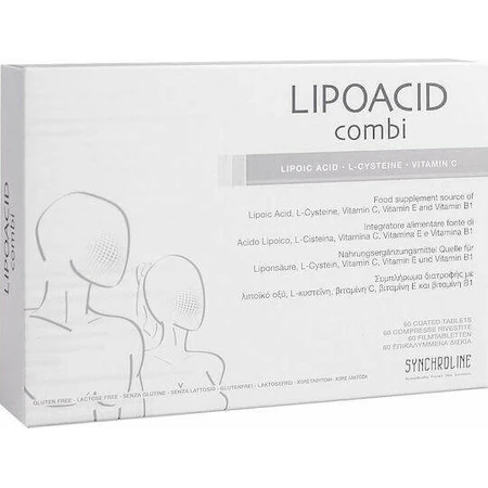 Synchroline Lipoacid Combi Комбінована добавка від тривожності 60 таб.: ціни та характеристики