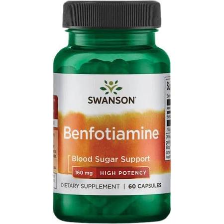 Swanson Benfotiamine High Potency 160mg Пищевая добавка Special Special 60 капс: цены и характеристики