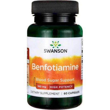 Swanson Benfotiamine High Potency 160mg Пищевая добавка Special Special 60 капс: цены и характеристики
