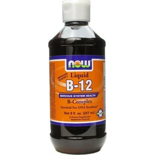 Now Foods Жидкий витамин B-12 для здоровья нервов 237 мл