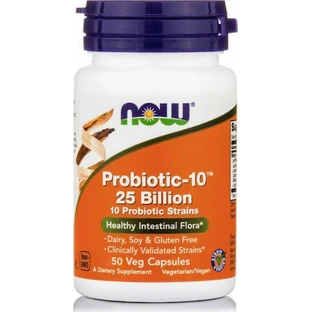 Now Foods Probiotic-10 25 Billion Probiotic 50 рослинних капсул