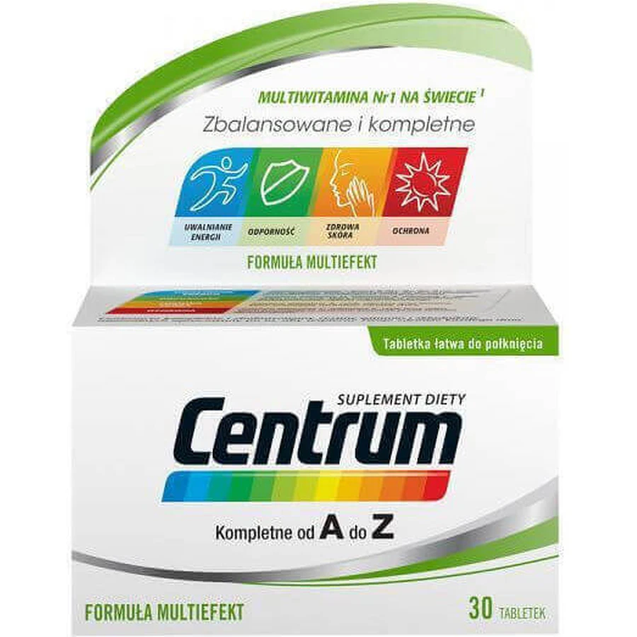 Centrum A to Z Мультивитамины для кожи 30 таблеток: цены и характеристики