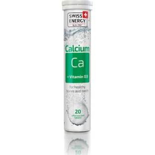 Swiss Energy Calcium Ca Vitamin D3 20 шипучих таблеток