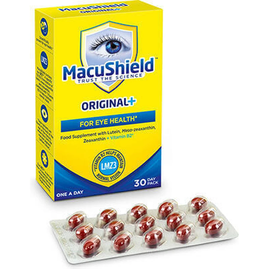 Спеціальна харчова добавка Macushield Original Plus 30 капс.: ціни та характеристики
