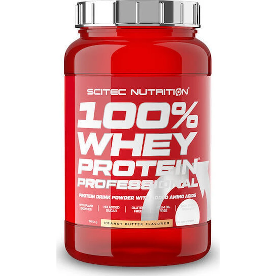 Scitec Nutrition 100% Whey Профессиональный сывороточный протеин Whey Protein без глютена со вкусом арахисового масла 920гр: цены и характеристики