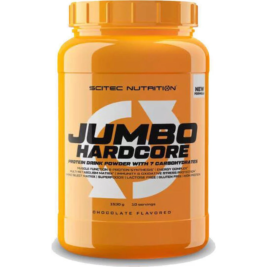 Scitec Nutrition Jumbo Hardcore Hardcore Drink Powder With 7 Carbohydrates Gluten & Lactose Free with Flavour Banana Yogurt 1.53kg: цены и характеристики