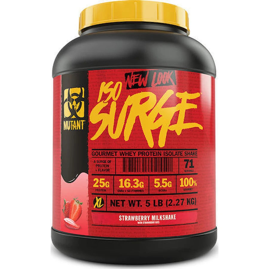 Mutant Iso Surge Whey Protein со вкусом клубничного милкшейка 2,27 кг: цены и характеристики