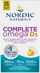 Nordic Naturals Повноцінний риб'ячий жир Омега-D3 565 мг 60 м'яких гелів Лимон