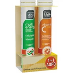 Pharmalead Multi Energy & Vitamin C 1000mg Мультивітаміни 20 табл. та вітамін С 1000мг 20 таблеток для зміцнення енергії та імунної системи 1000мг зі смаком мультивітамінів: ціни та характеристики