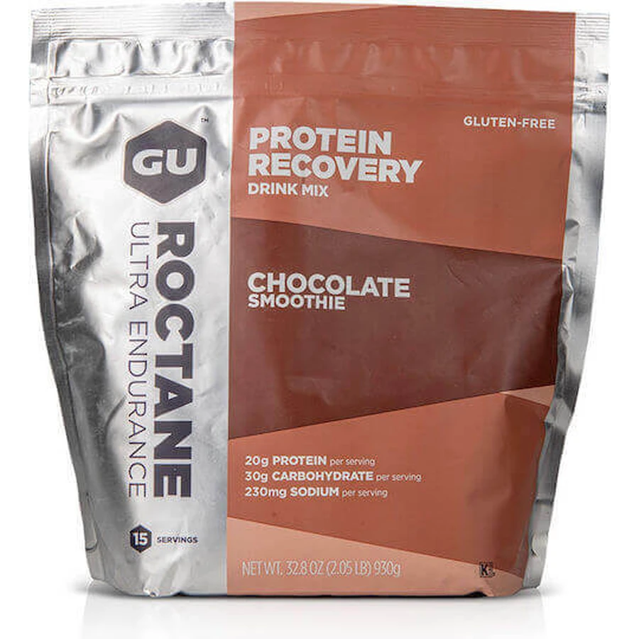 GU Protein Recovery Drink Mix Смесь сывороточных протеинов без глютена со вкусом шоколада 915 гр.: цены и характеристики