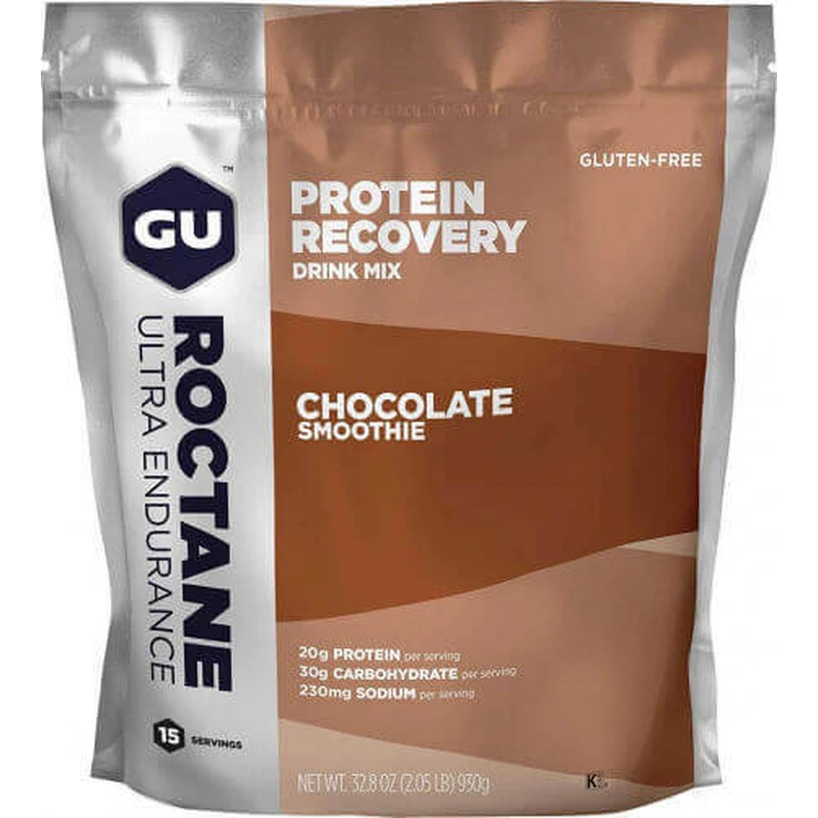 GU Protein Recovery Drink Mix Смесь сывороточных протеинов без глютена со вкусом шоколада 915 гр.: цены и характеристики