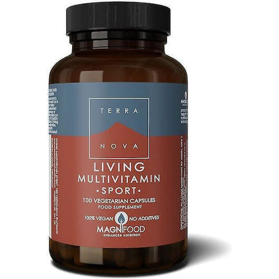 TerraNova Living Multivitamin Спортивные мультивитамины для энергии 100 растительных капсул: цены и характеристики