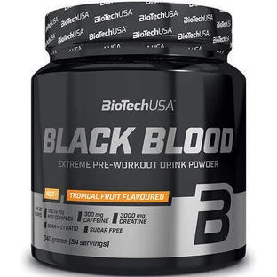 Biotech USA Black Blood Nox+ Предтреніровочна добавка 340гр Тропічні фрукти
