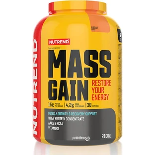 Nutrend Mass Gain Mega Weight Gainer Whey Protein with Flavour Biscuit 2,25 кг