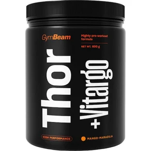 GymBeam Thor + Vitargo Pre Workout Supplement 600gr Mango Passionfruit