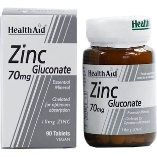 Health Aid Цинк гліцинат 70 мг 90 таблеток