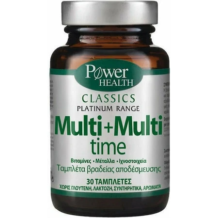 Мультивітамінний комплекс Power Of Nature Platinum Range Multi+Multi Time для підвищення енергії та імунної системи 30 таблеток: ціни та характеристики