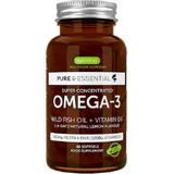 iGennus Pure Essentials Суперконцентрированный рыбий жир Омега 3 и витамин D3 893 мг 60 капс неароматизированный