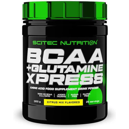 Scitec Nutrition BCAA + Glutamine Xpress 2:1:1 Цитрус: цены и характеристики