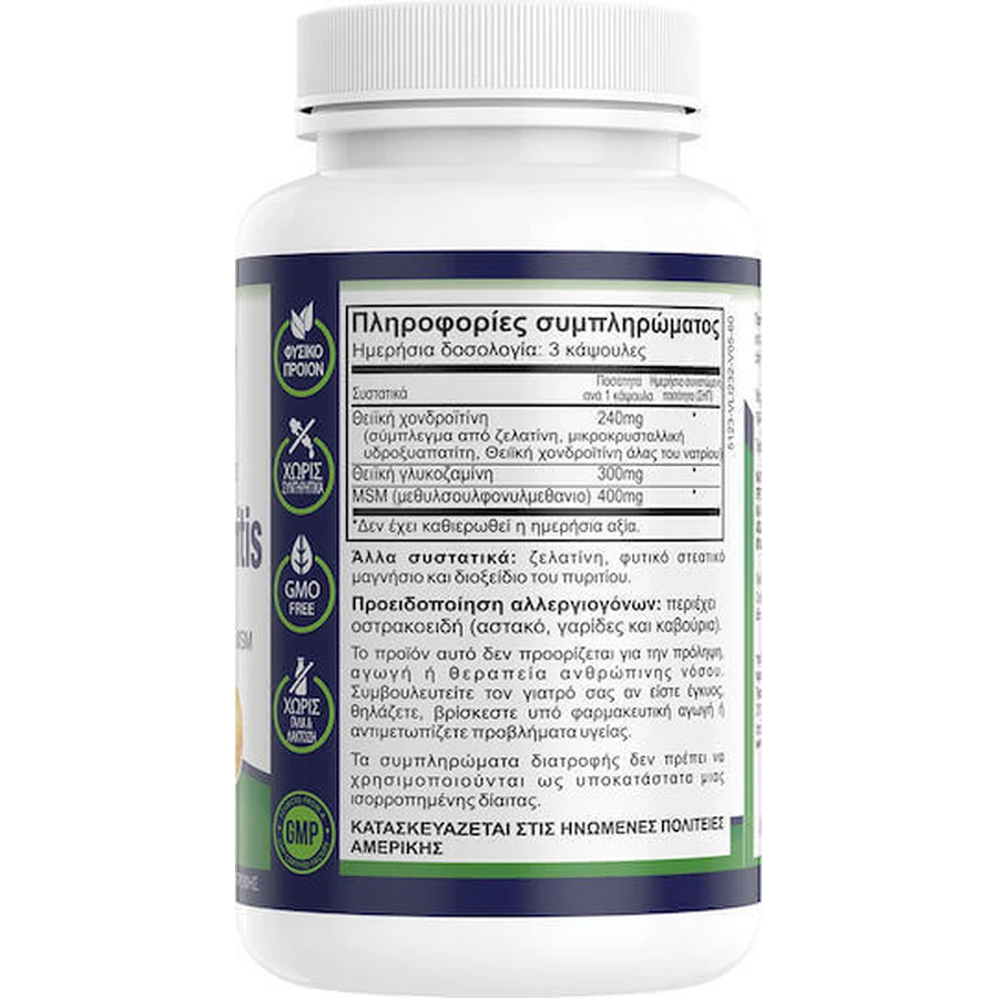 Натуральные витамины Natural Vitamins Joint And Arthritis Pain Formula Joint Health Supplement 120 caps: цены и характеристики