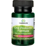 Пробіотик Swanson Oral Probiotic Formula Пробіотик 30 жувальних таблеток Натуральна полуниця