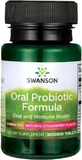 Пробіотик Swanson Oral Probiotic Formula Пробіотик 30 жувальних таблеток Натуральна полуниця