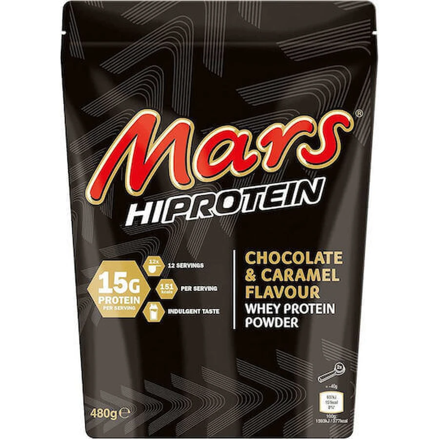 Mars HIProtein Сироватковий протеїн зі смаком сироваткового протеїну в шоколаді з карамеллю 455гр: ціни та характеристики