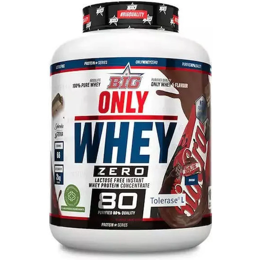 Big Only Whey Protein Нульовий сироватковий протеїн зі смаком Bigrac 2 кг: ціни та характеристики