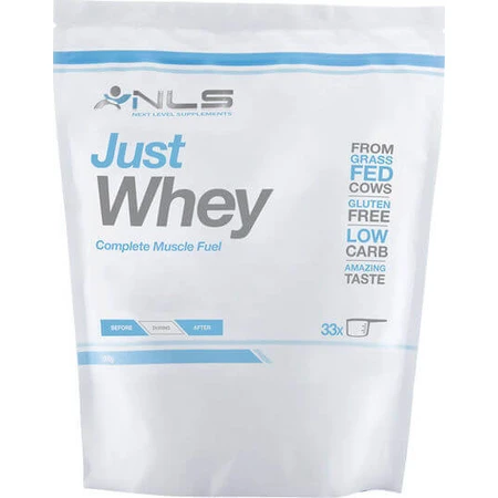 NLS Just Whey Protein Сироватковий протеїн без глютену зі смаком ванільного печива 1 кг: ціни та характеристики