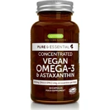 iGennus Pure & Essential Concentrated Vegan Omega-3 & Astaxanthin 600mg 60 caps Unflavoured