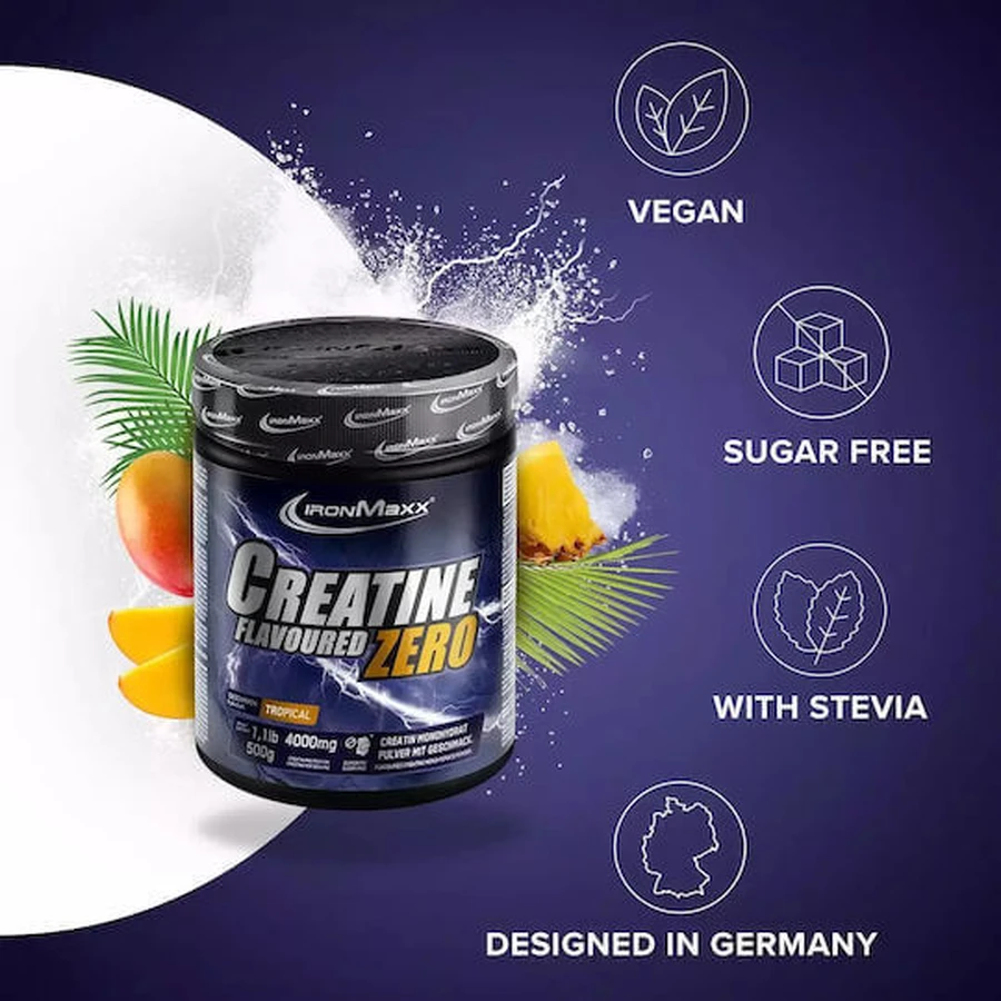 IronMaxx Креатин зі смаком Zero Tropical зі смаком Тропік - Тропік 500гр: ціни та характеристики