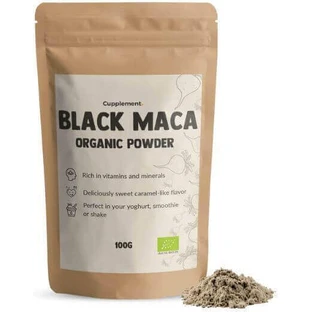 Cupplement Organic Black Maca Powder 500mg 100gr