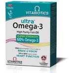 Vitabiotics Ultra Omega-3 Super Strength Fish Oil 60 softgels Unflavoured: цены и характеристики