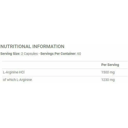Applied Nutrition L-аргинин 1500 мг 120 капсул: цены и характеристики