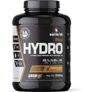 Warrior Lab Hydro Plus Whey Protein Сывороточный протеин без глютена со вкусом печенья и сливок 2 кг