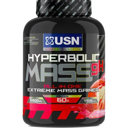 USN Hyperbolic Mass gH з креатином та полуничним смаком 2кг: ціни та характеристики
