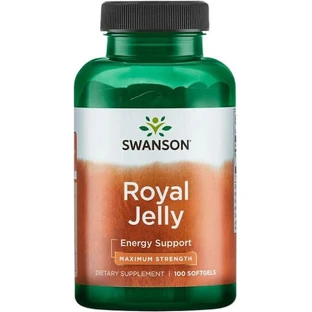 Swanson Royal Jelly Вітамін для енергії, імунної системи та зміцнення волосся 100 м'яких гелів