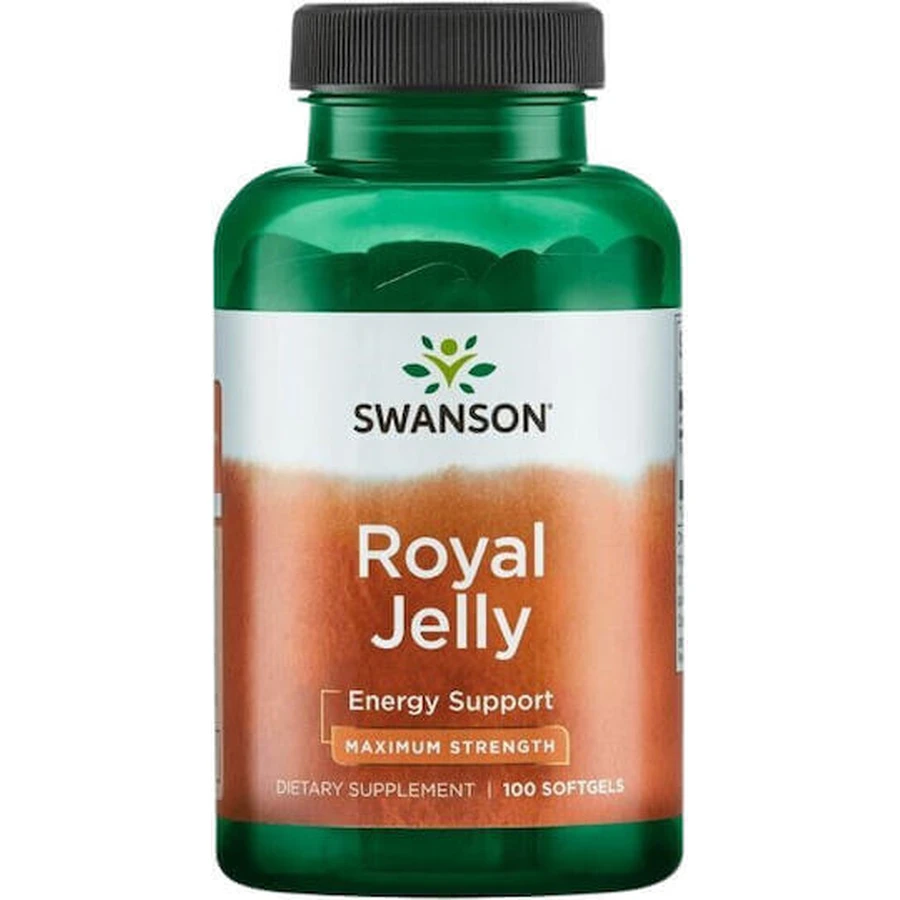 Swanson Royal Jelly Вітамін для енергії, імунної системи та зміцнення волосся 100 м'яких гелів: ціни та характеристики