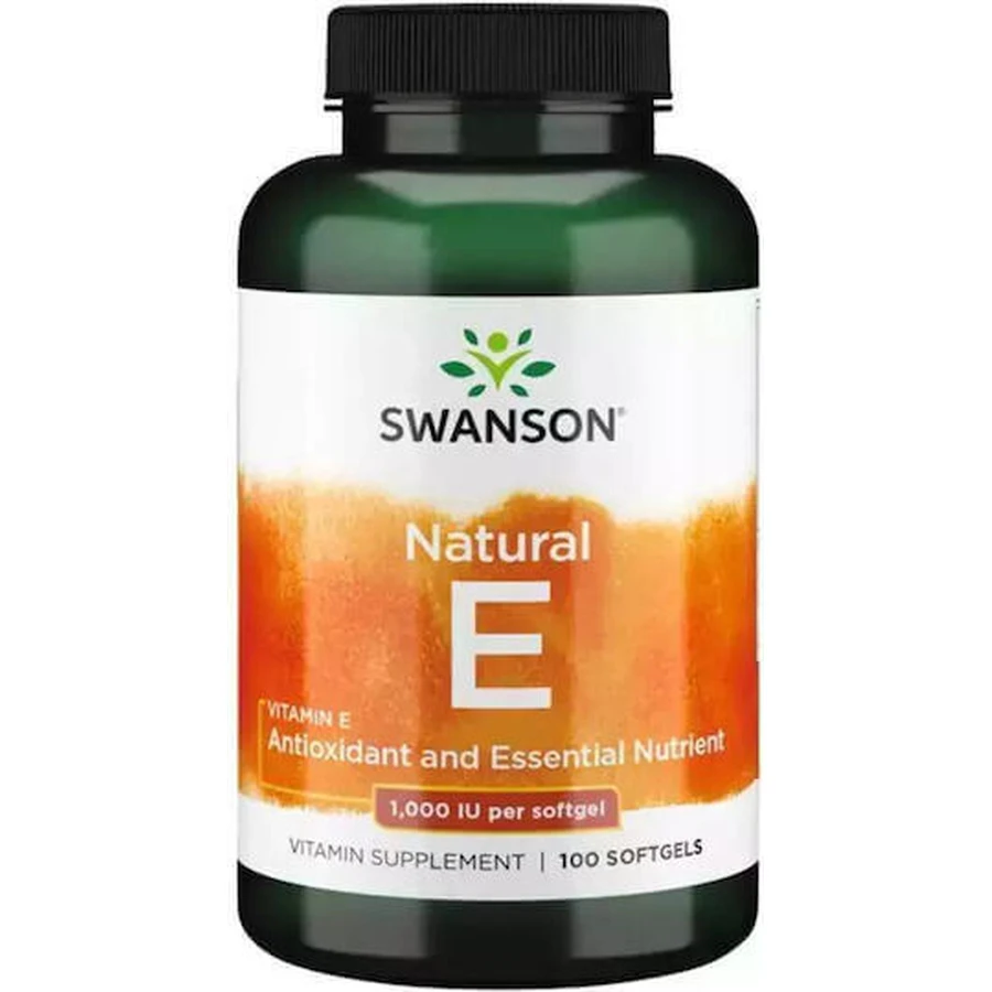 Swanson Vitamin E Вітамін для шкіри та антиоксидантної дії 1000iu 100 м'яких гелів: ціни та характеристики