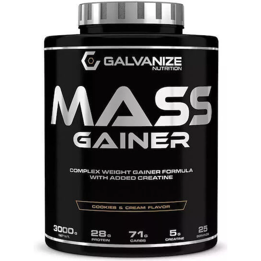 Гейнер Galvanize Nutrition з креатином та смаком печива і вершків 3 кг: ціни та характеристики