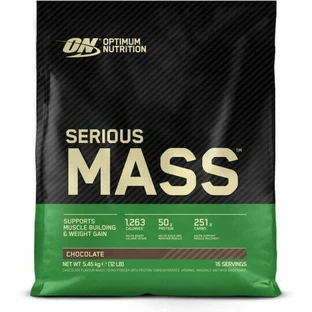 Optimum Nutrition Serious Mass Whey Protein с креатином и шоколадным вкусом 5,455 кг