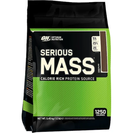 Optimum Nutrition Serious Mass Whey Protein с креатином и шоколадным вкусом 5,455 кг: цены и характеристики
